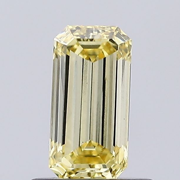 Emerald Fancy Light Yellow Lab-grown Diamond 0.65ct VS1 loose diamond