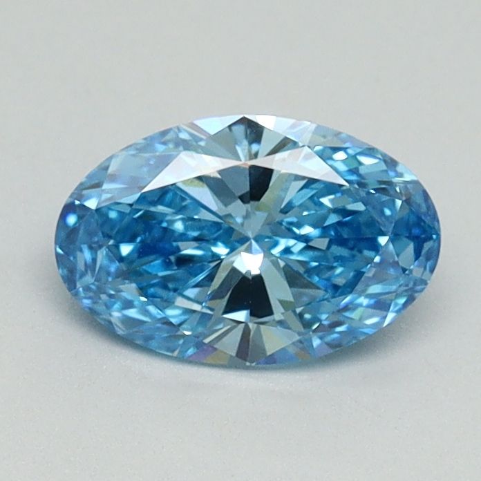 Oval Fancy Vivid Blue Lab-grown Diamond 0.67ct VS1 loose diamond