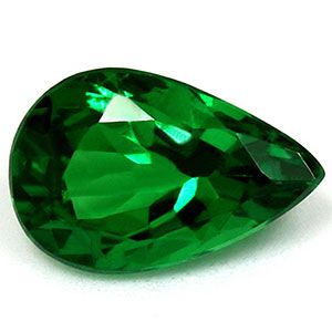 Pear Green Garnet 0.88ct loose gemstone