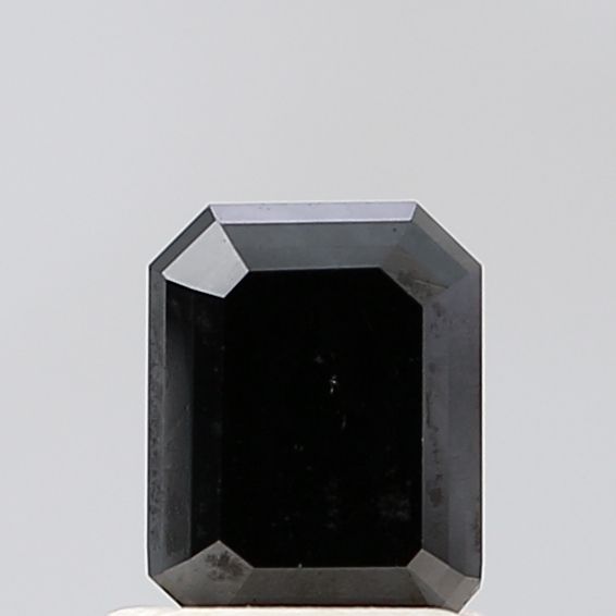 Emerald Black Natural Diamond 0.98ct VVS2 loose diamond