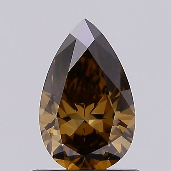 Pear Fancy Brown Lab-grown Diamond 0.7ct VVS2 loose diamond
