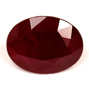 Oval Red Ruby 3.84ct loose gemstone
