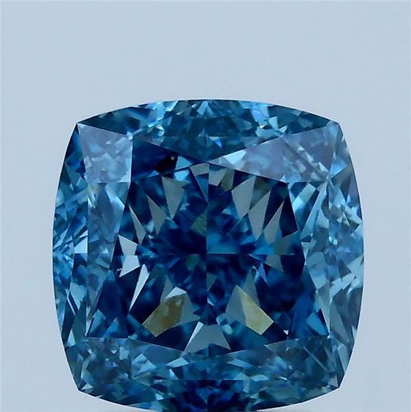 Cushion Fancy Vivid Blue Lab-grown Diamond 3.01ct VS1 loose diamond