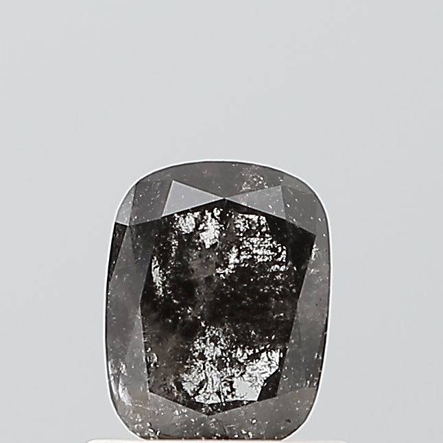 Cushion Salt And Pepper Natural Diamond 0.82ct VS1 loose diamond