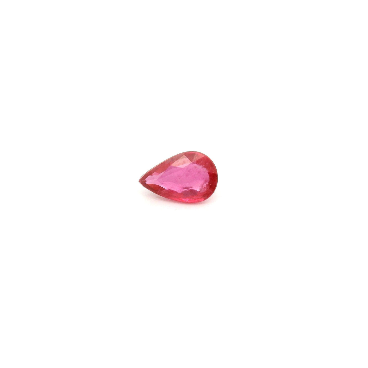 Pear Red Ruby 0.27ct loose gemstone
