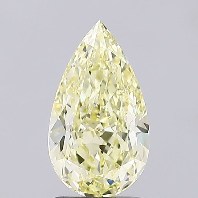 Pear Fancy Yellow Lab-grown Diamond 1.6ct VS1 loose diamond
