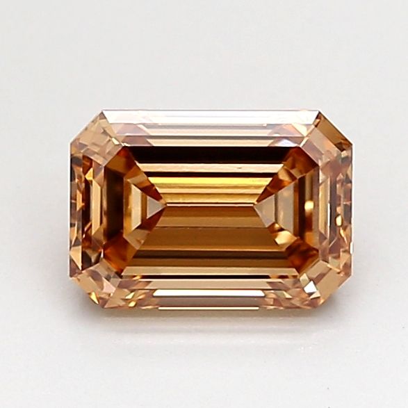Emerald Fancy Light Brown Lab-grown Diamond 1.03ct VS1 loose diamond
