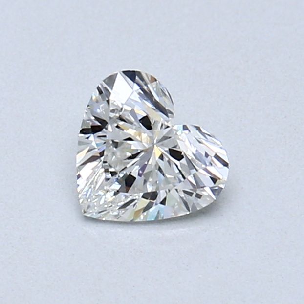 Heart Natural Diamond 0.41ct F VVS2