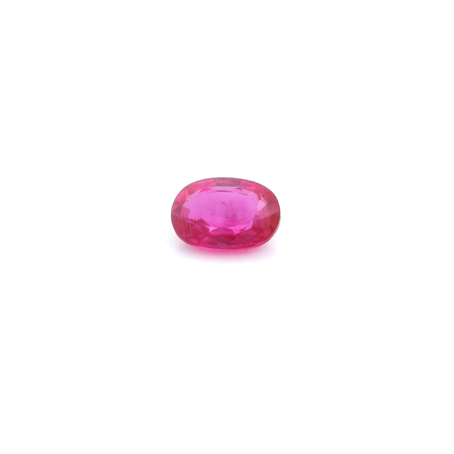 Oval Red Ruby 0.67ct loose gemstone