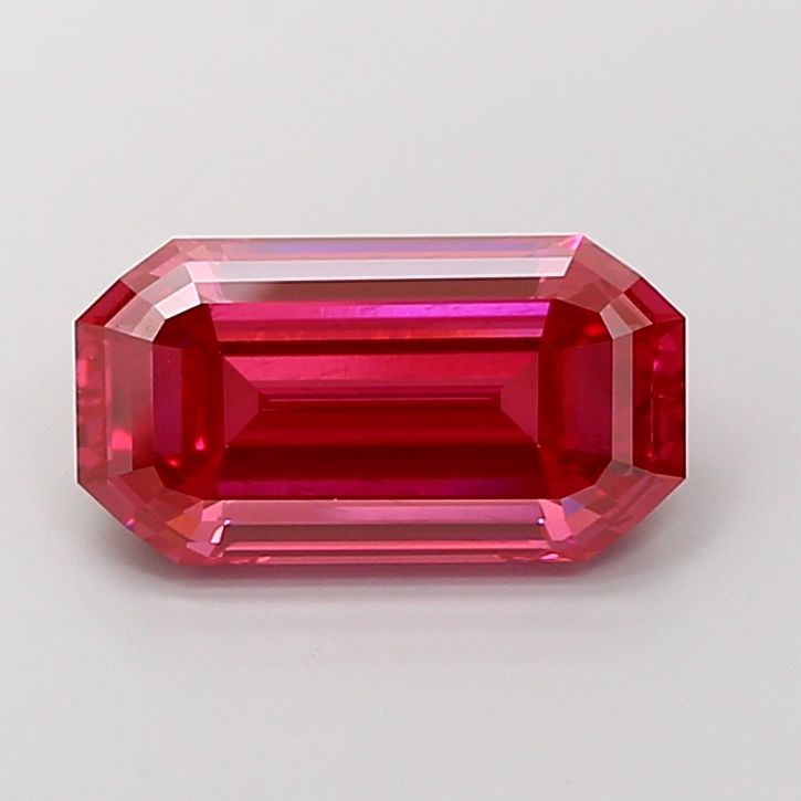 Emerald Fancy Vivid Red Lab-grown Diamond 5.17ct VS2 loose diamond