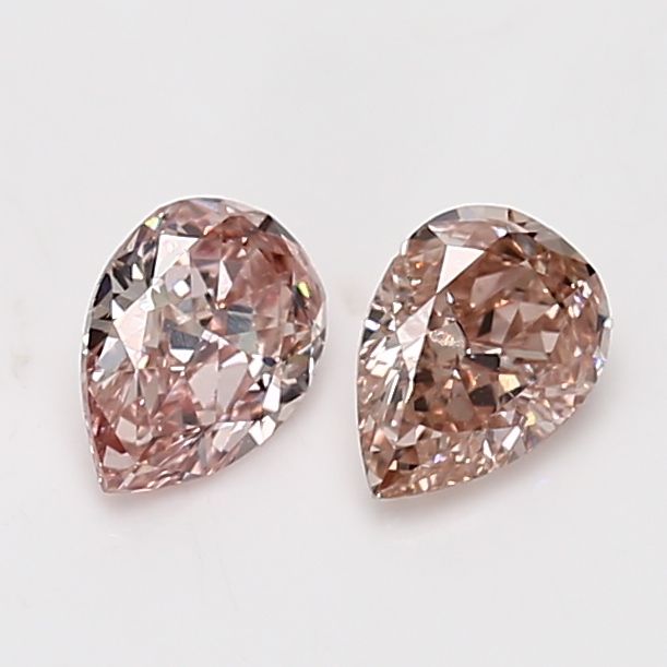 Pear Fancy Pink Natural Diamond 0.44ct VS2 loose diamond