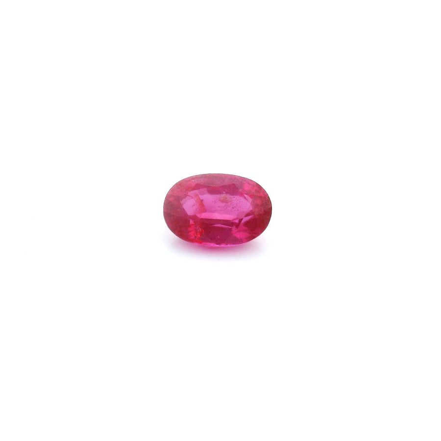 Oval Red Ruby 0.73ct loose gemstone