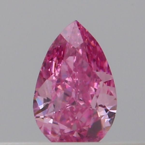 Pear Fancy Vivid Purple Purple Pink Natural Diamond 0.06ct loose diamond