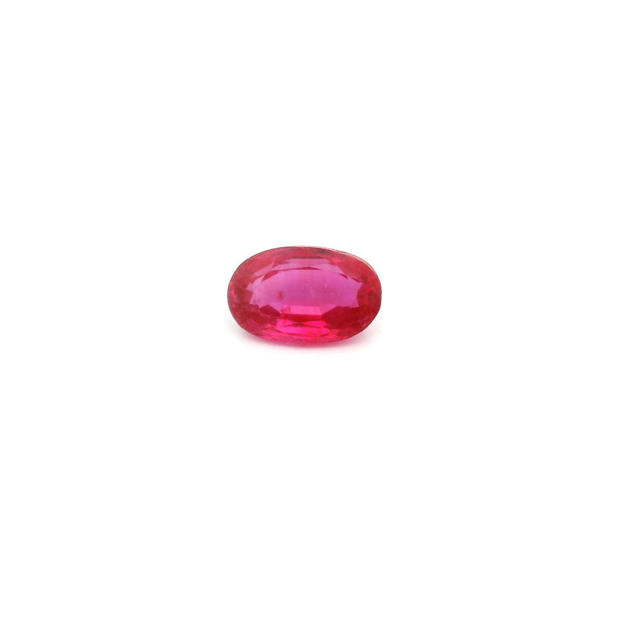 Oval Red Ruby 0.64ct loose gemstone