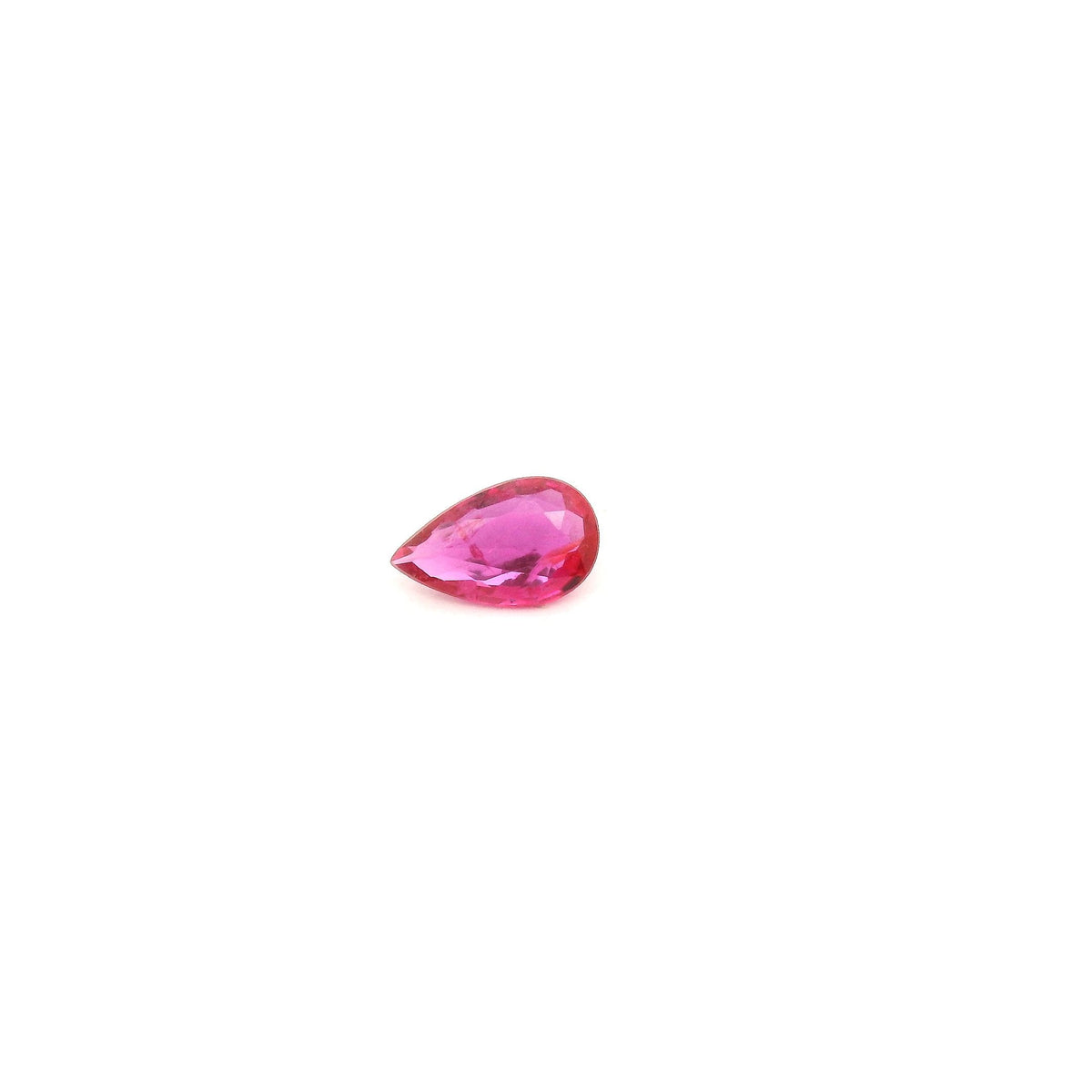 Pear Red Ruby 0.23ct loose gemstone