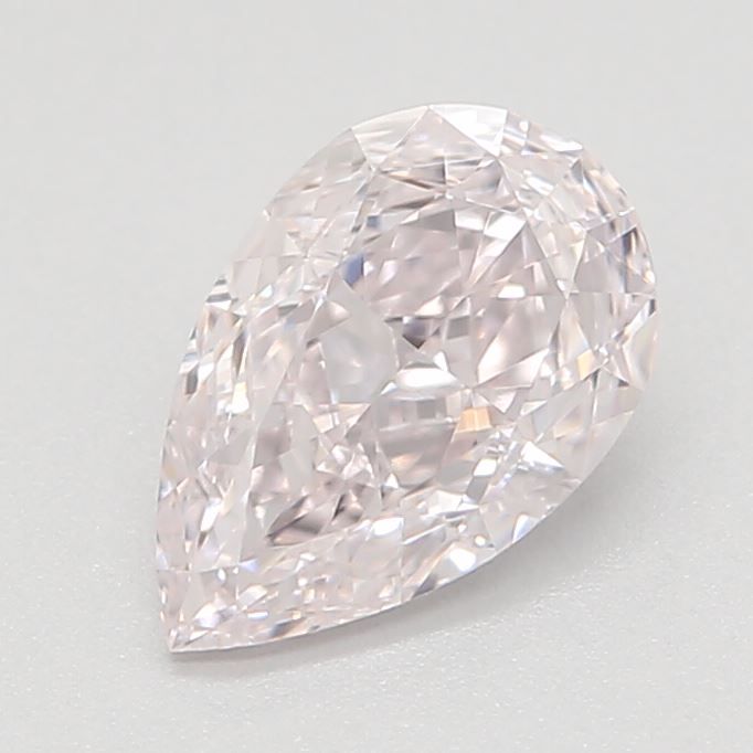 Pear Very Light Pink Natural Diamond 0.56ct VVS1 loose diamond