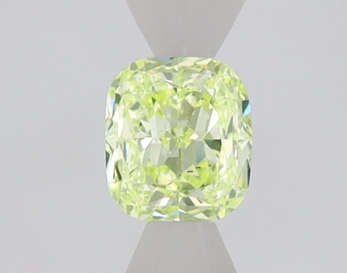 Cushion Fancy Green Natural Diamond 0.53ct SI1 loose diamond