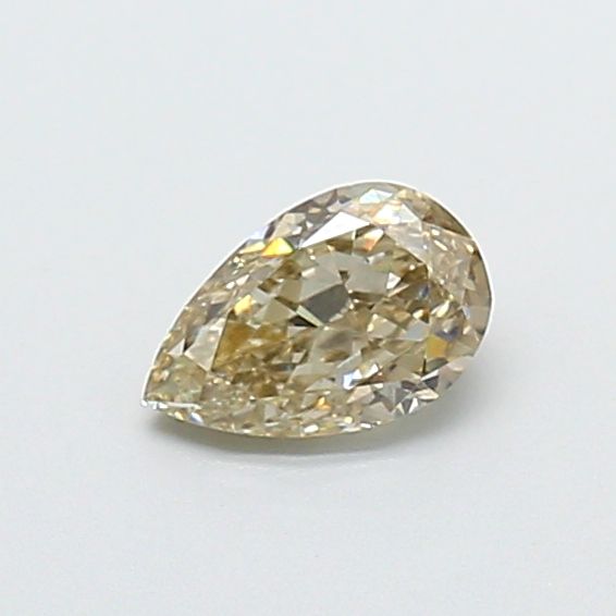Pear Fancy Vivid Brown Lab-grown Diamond 0.45ct VS1 loose diamond