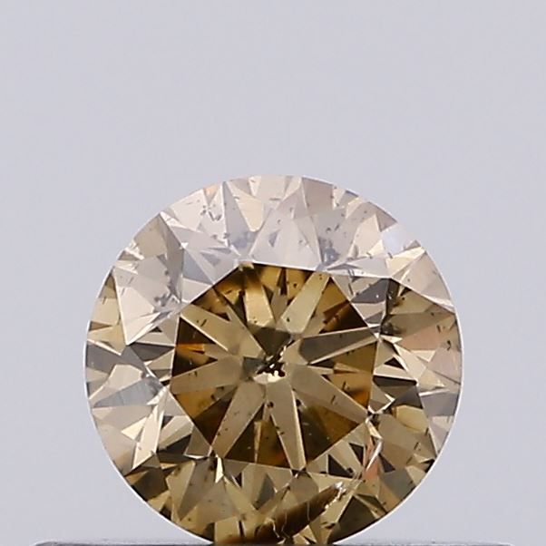 Round Fancy Brown Natural Diamond 0.31ct SI2 loose diamond