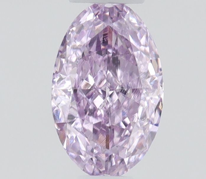 Oval Fancy Intense Pinkish Purple Natural Diamond 0.18ct VS2 loose diamond