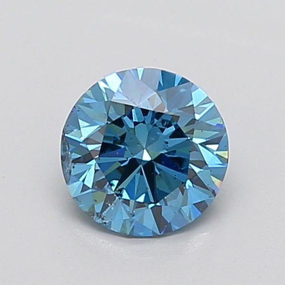 Round Fancy Vivid Blue Lab-grown Diamond 1.16ct I1 loose diamond