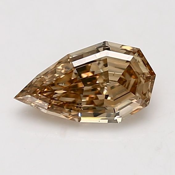 Kite Fancy Brownish Orangey Yellow Natural Diamond 1.02ct SI1 loose diamond