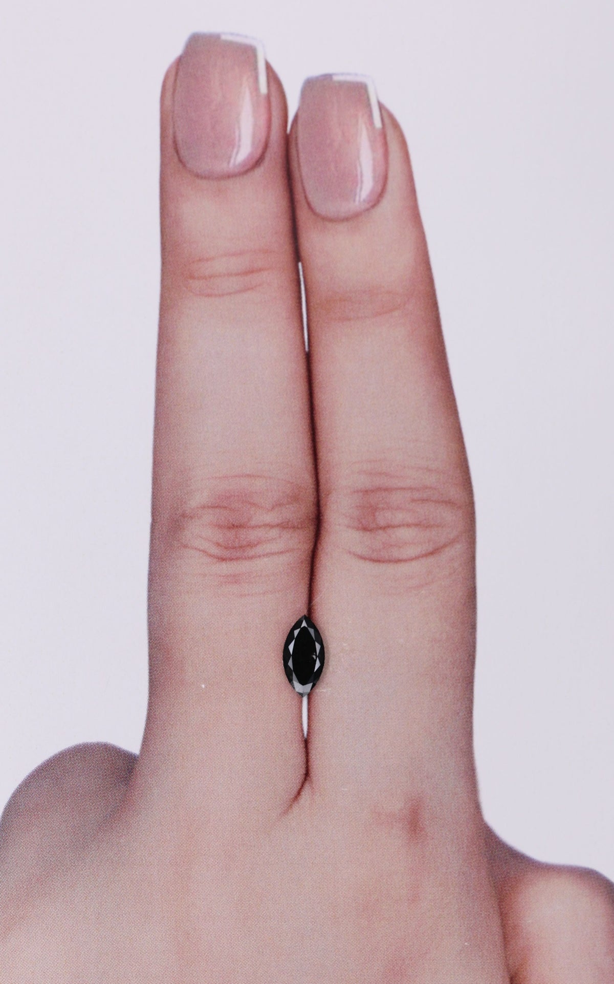 Marquise Fancy Black Natural Diamond 0.4ct VVS2 loose diamond