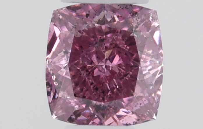 Cushion Fancy Deep Purple Pink Natural Diamond 0.1ct loose diamond