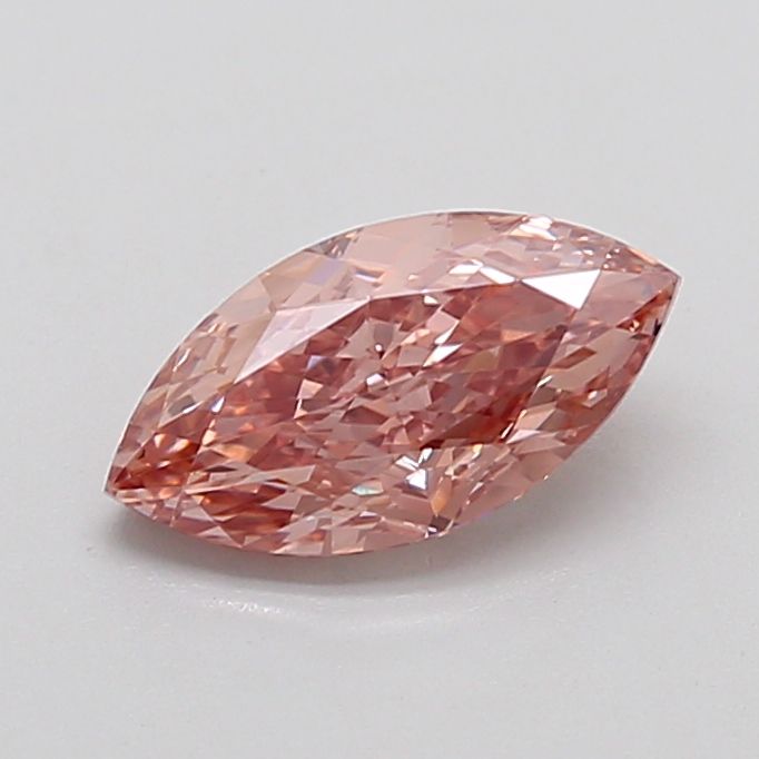 Marquise Fancy Intense Brownish Pink Lab-grown Diamond 1.37ct VVS2 loose diamond