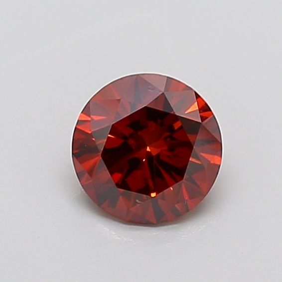 Round Fancy Deep Orange Lab-grown Diamond 1ct VS2 loose diamond