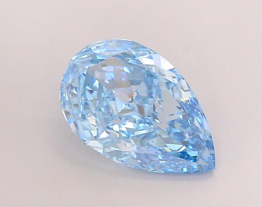 Pear Fancy Vivid Blue Lab-grown Diamond 2.19ct VS1 loose diamond