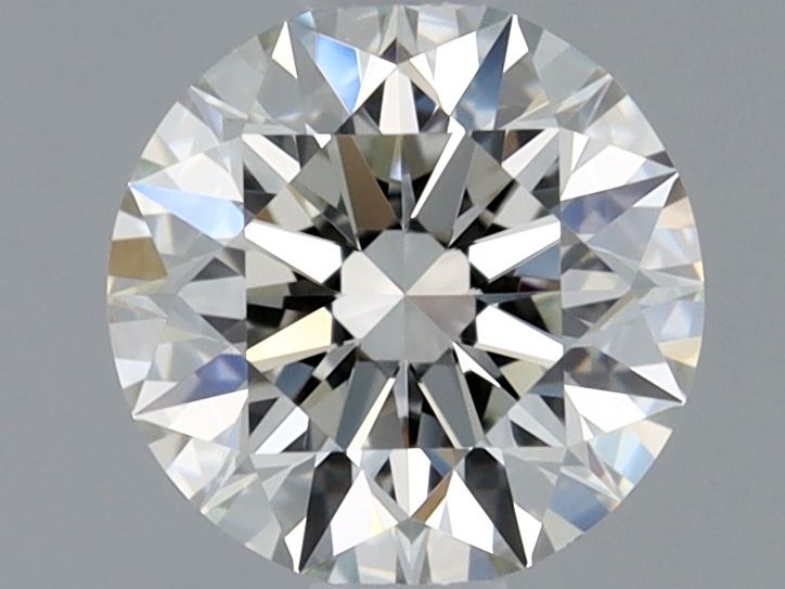 Round Faint Yellowish Green Natural Diamond 0.61ct VVS2 loose diamond