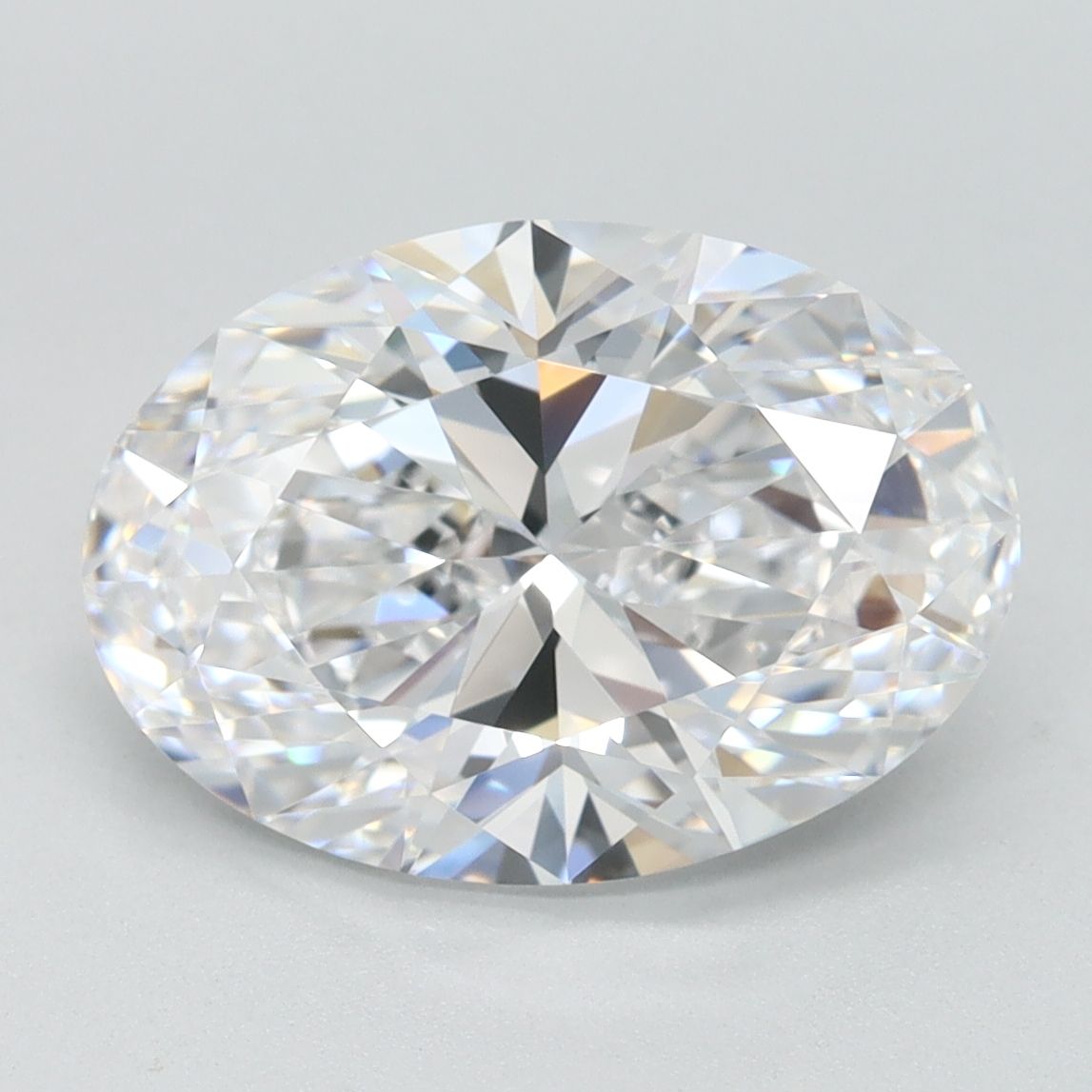 Oval Lab-Grown Diamond 3.19ct D FL