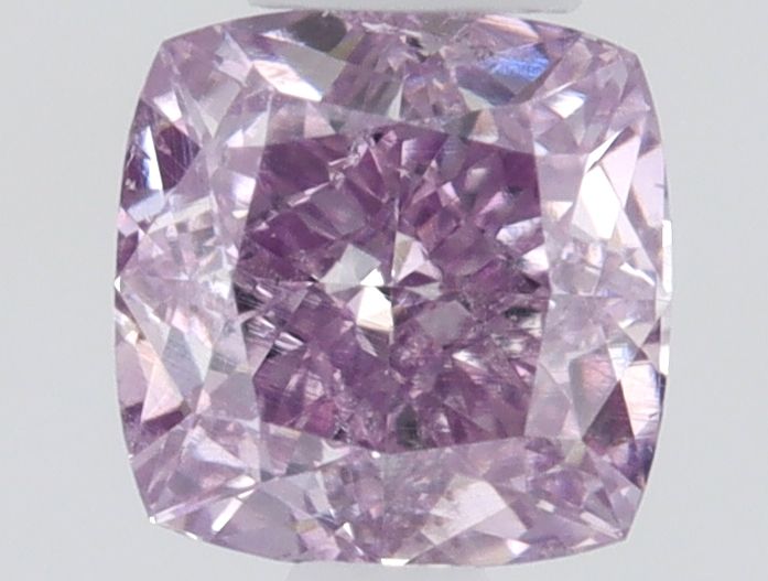 Cushion Fancy Intense Pinkish Purple Natural Diamond 0.2ct SI2 loose diamond