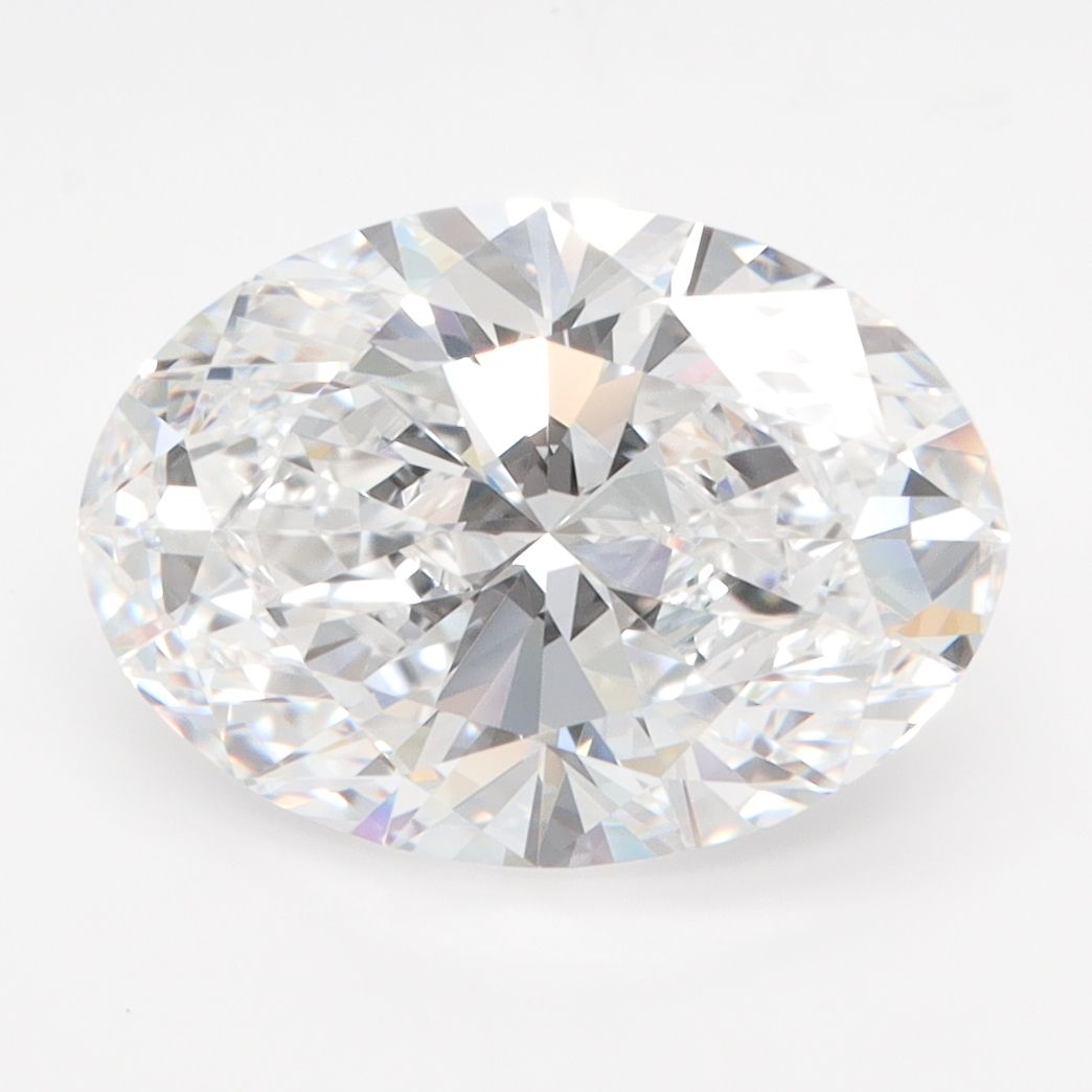 Oval Lab-Grown Diamond 3.78ct D VVS1