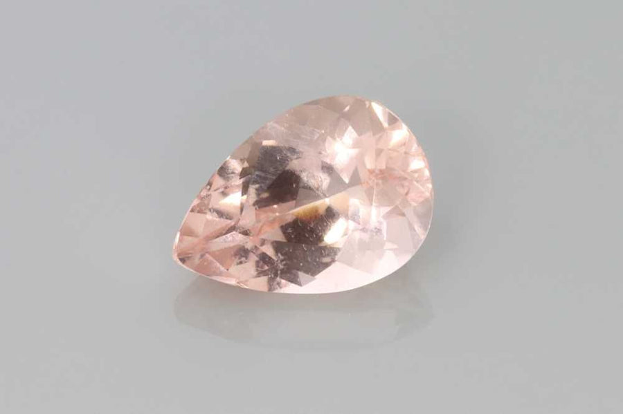 Pear Orange Morganite 1.86ct loose gemstone