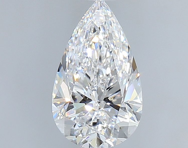 Pear Natural Diamond 0.90ct D IF