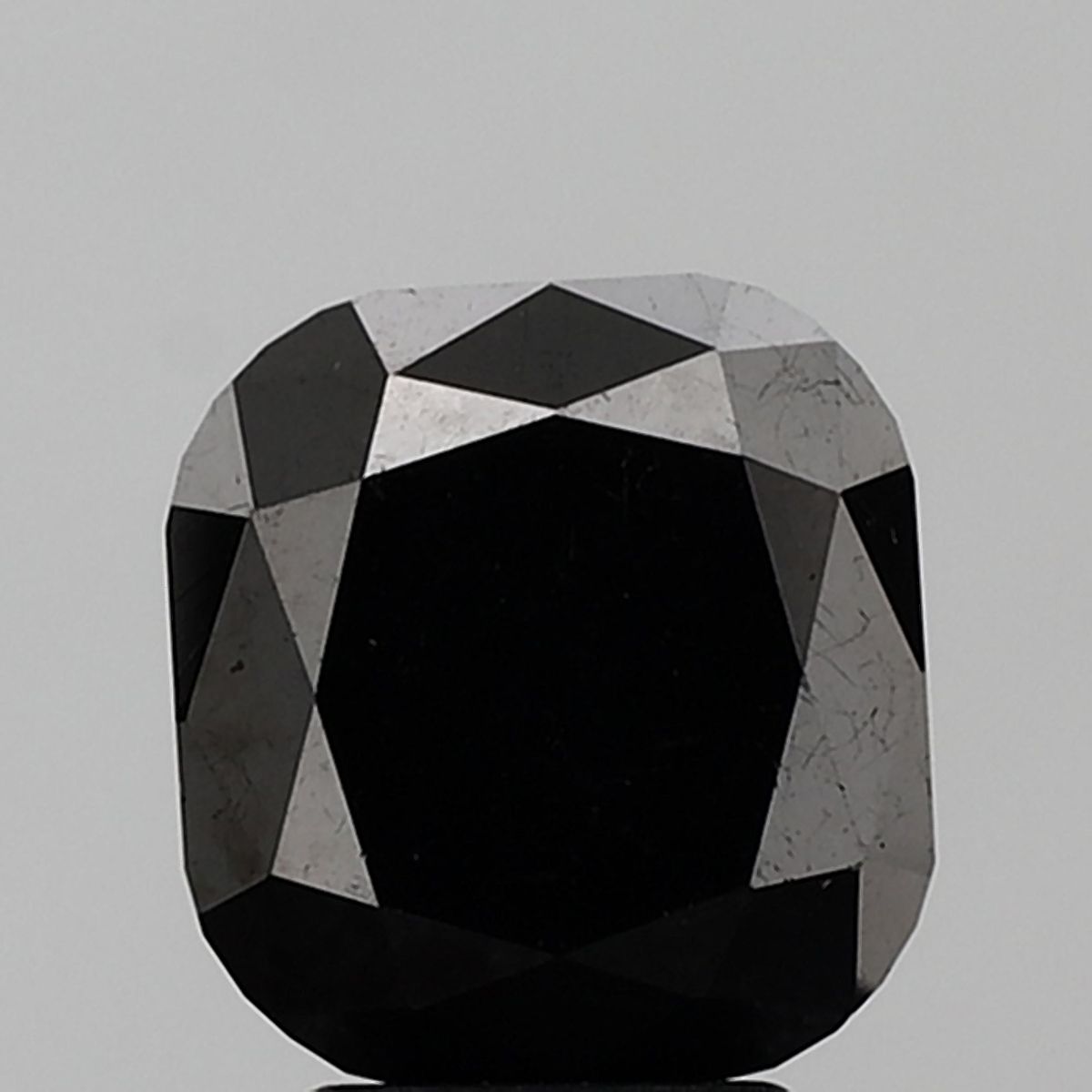Cushion Black Natural Diamond 5.01ct VVS2 loose diamond