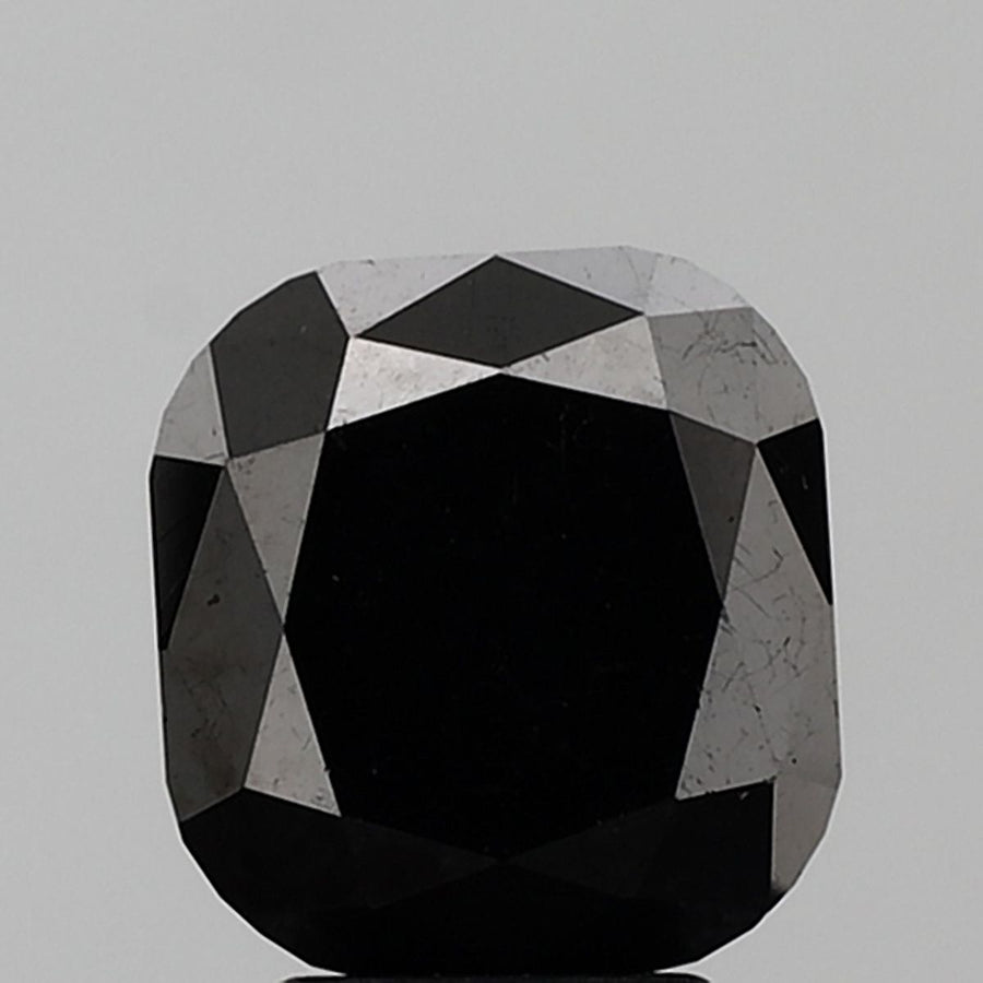 Cushion Black Natural Diamond 5.01ct VVS2 loose diamond