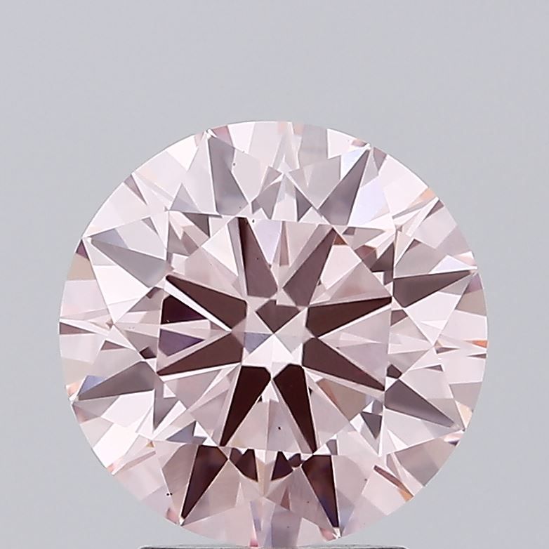 Round Fancy Intense Pink Lab-grown Diamond 2.5ct VS1 loose diamond