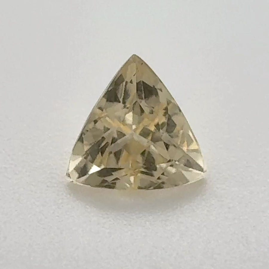 Trilliant Yellow Topaz 0.935ct loose gemstone