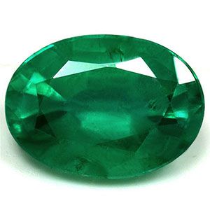 Oval Green Emerald 3.16ct loose gemstone