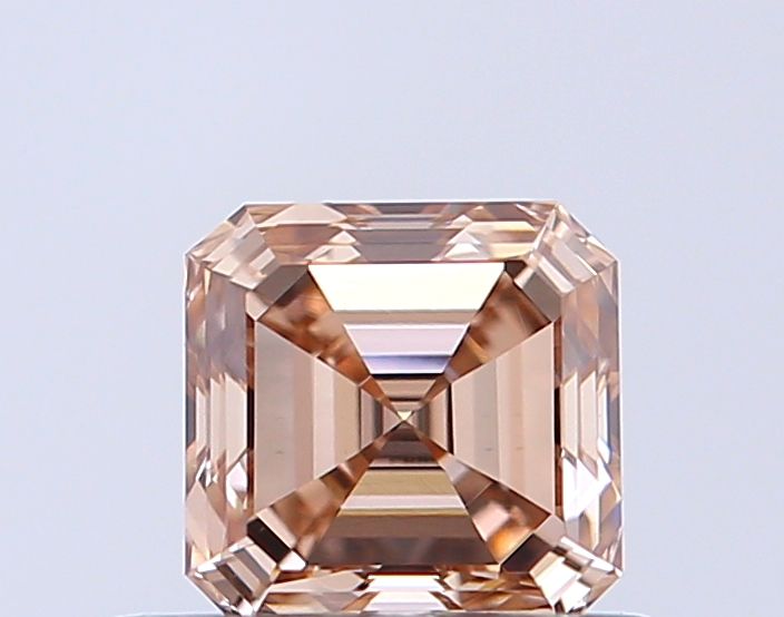 Asscher Fancy Light Brown Lab-grown Diamond 0.62ct VS1 loose diamond