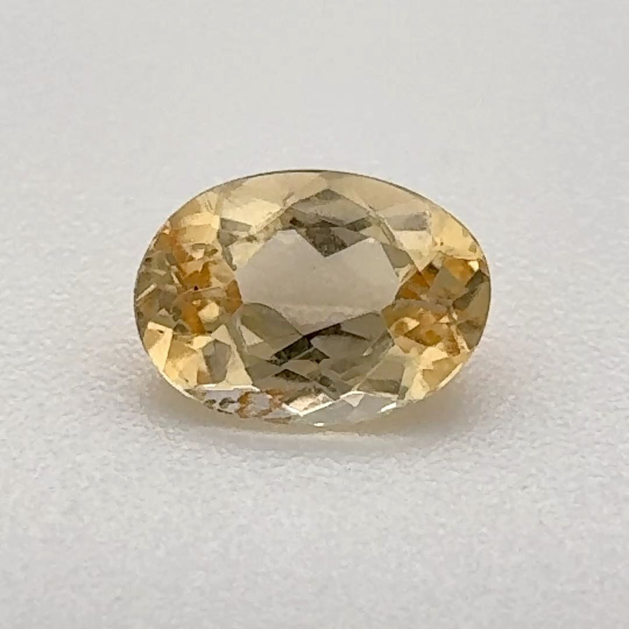 Oval Yellow Topaz 0.77ct loose gemstone
