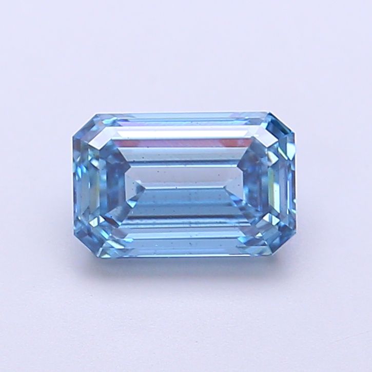 Emerald Fancy Intense Blue Lab-grown Diamond 1.23ct VS2 loose diamond