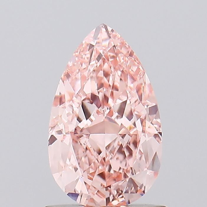 Pear Fancy Vivid Pink Lab-grown Diamond 1.2ct VVS2 loose diamond