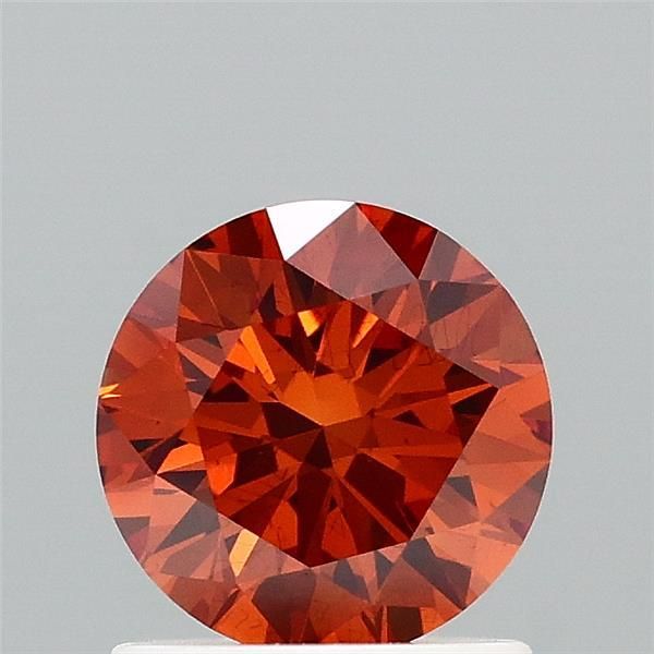 Round Fancy Intense Brownish Orange Lab-grown Diamond 1.04ct VS1 loose diamond