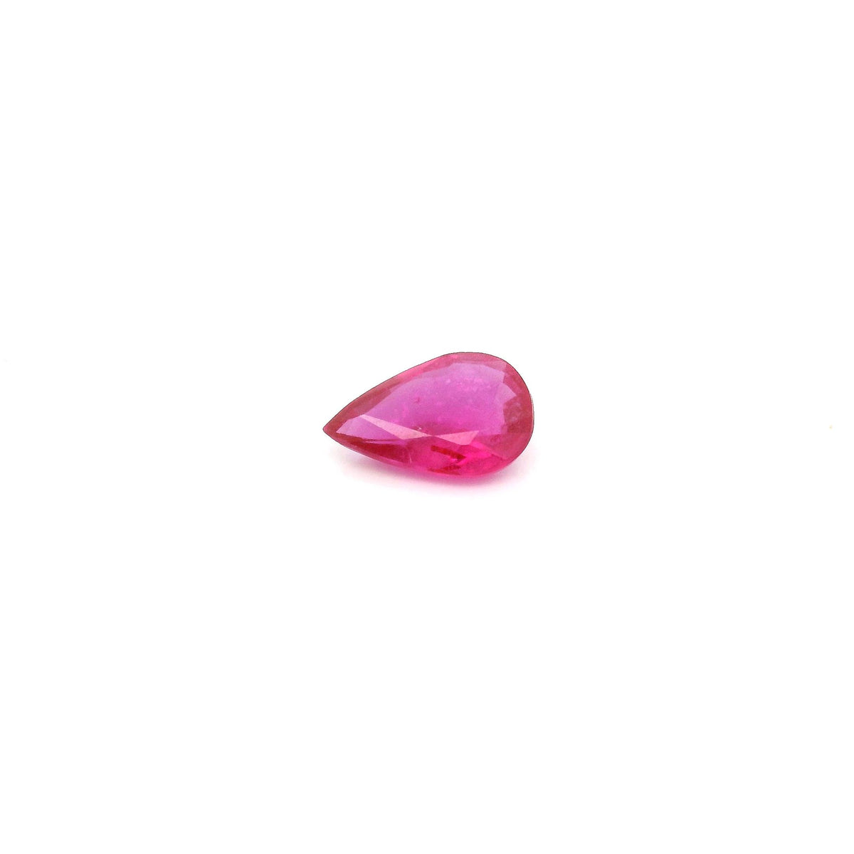 Pear Red Ruby 0.42ct loose gemstone