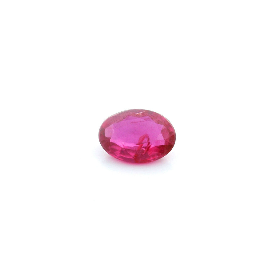 Oval Red Ruby 0.87ct loose gemstone