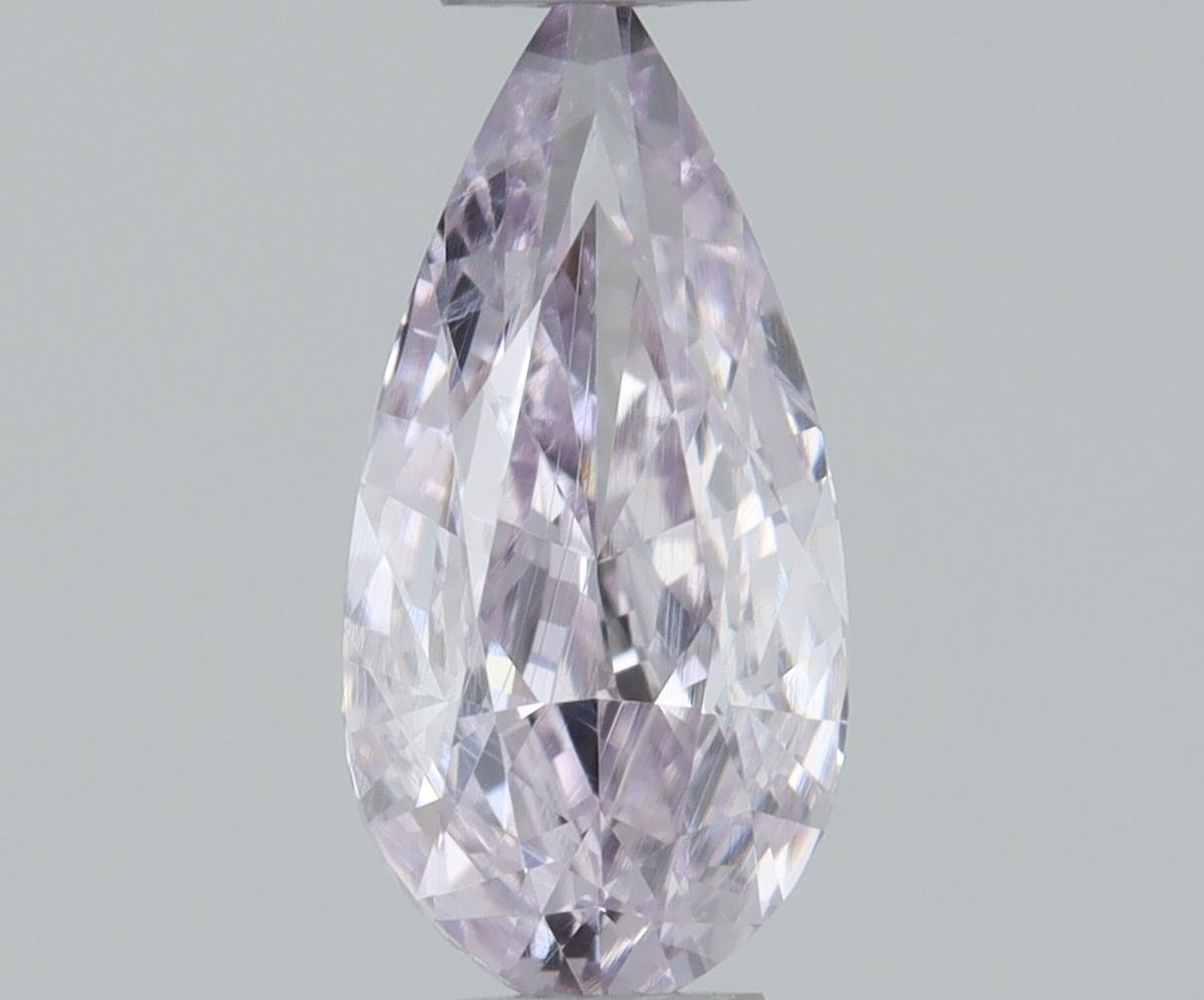 Pear Fancy Light Pinkish Purple Natural Diamond 0.28ct SI2 loose diamond